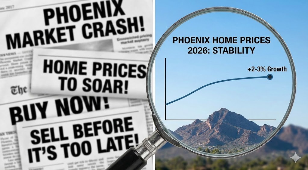 Phoenix housing market forecast 2026 stability chart by Jeffrey Daniels