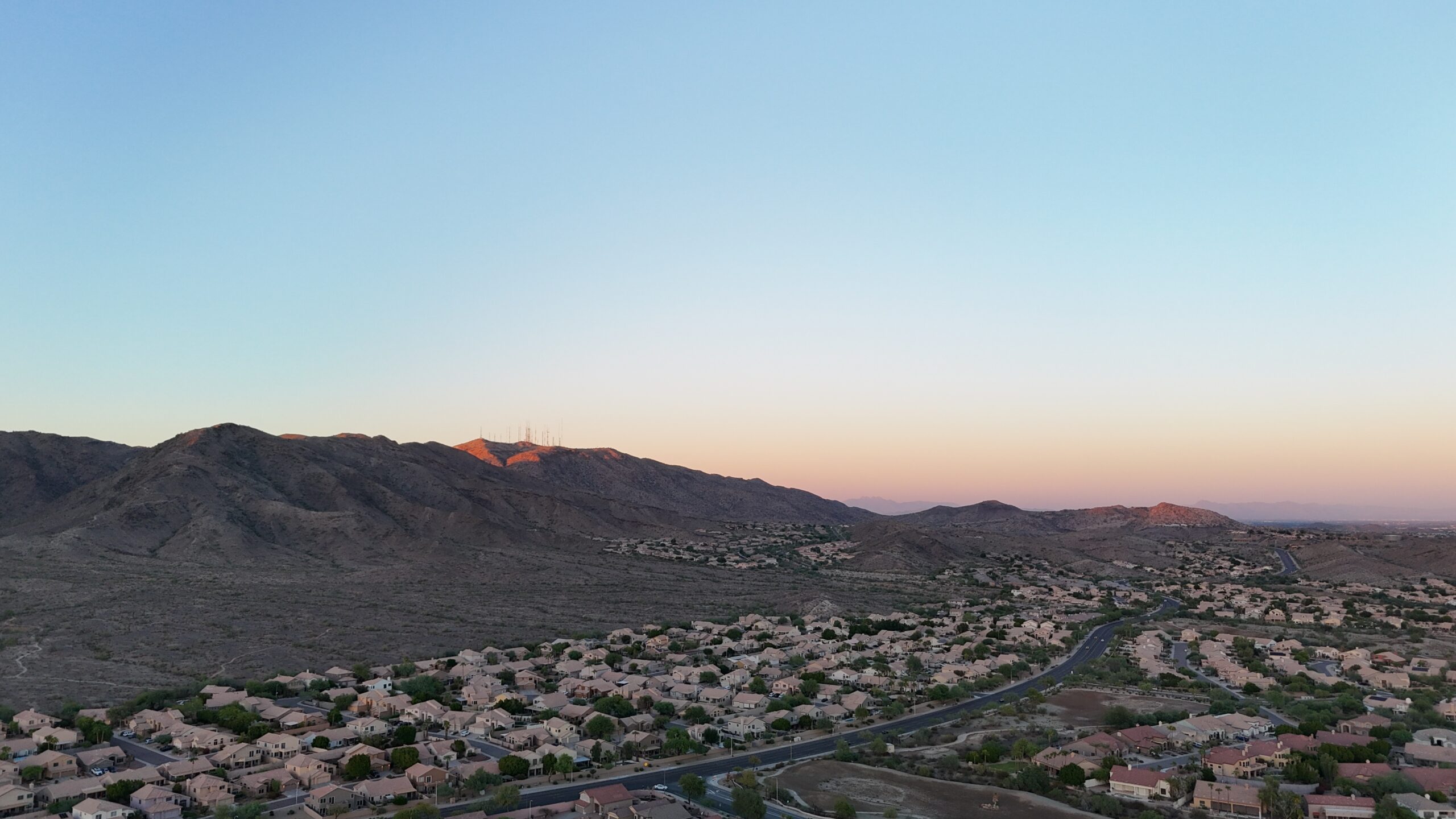 Ahwatukee Skyline Near Phoenix, Arizona